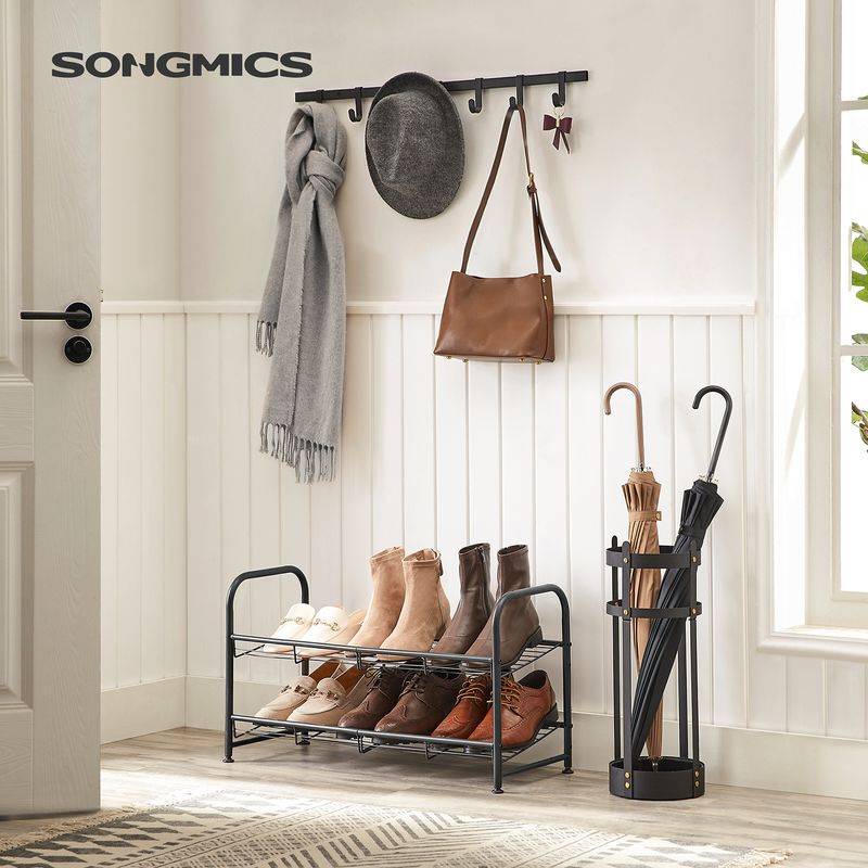 Songmics SONGMICS Schuhregal aus Metall mit 2 Ebenen Black Friday