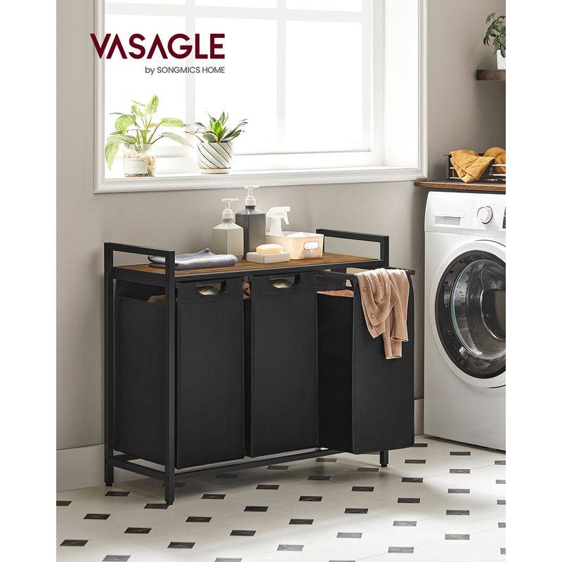Songmics VASAGLE Wäschesammler mit Ablage Wochenangebot