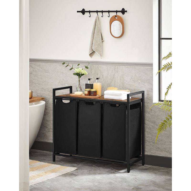 Songmics VASAGLE Wäschesammler mit Ablage Wochenangebot