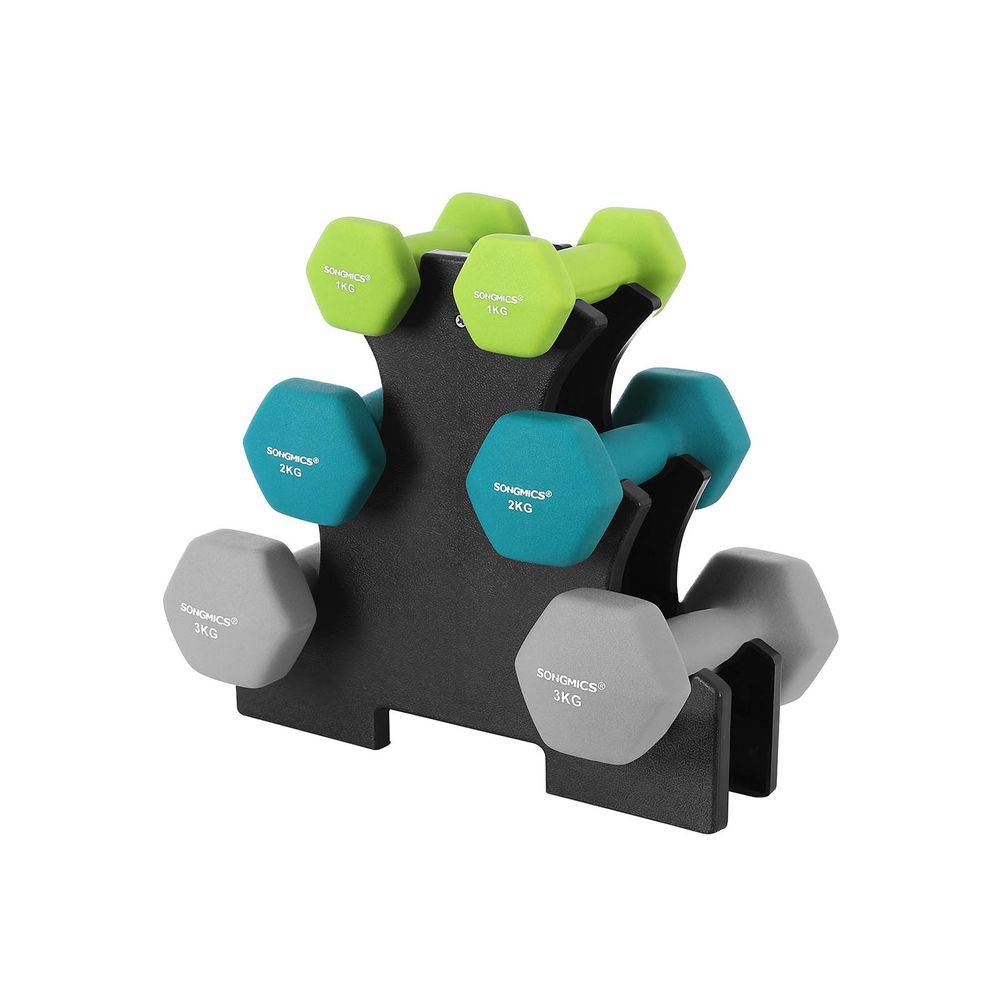 Songmics SONGMICS Kurzhantel Set mit Hantelständer