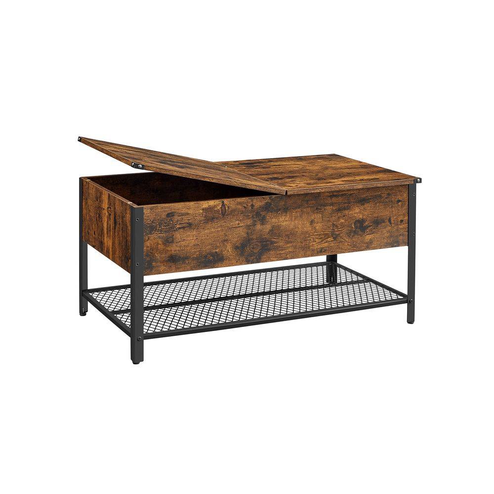 Songmics VASAGLE Couchtisch mit klappbarer Platte