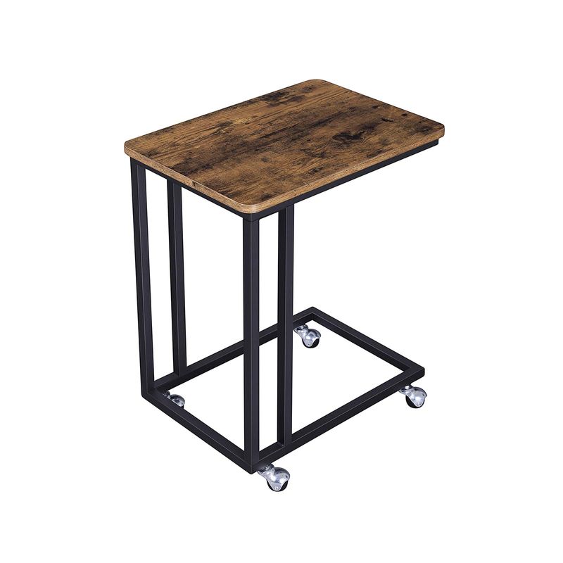 Songmics VASAGLE Industrie-Design Serviertisch auf Rollen Fabrikverkauf