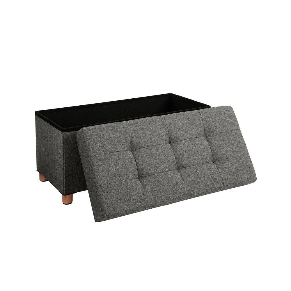 Songmics SONGMICS Fußhocker mit Stauraum und Deckel