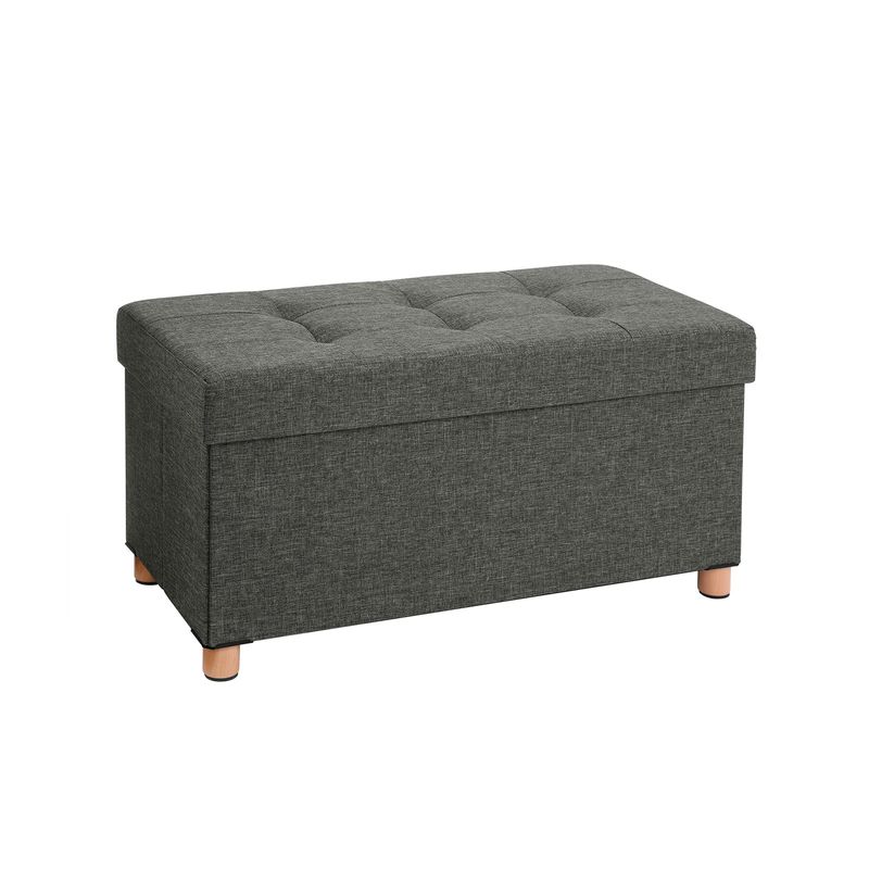 Songmics SONGMICS Fußhocker mit Stauraum und Deckel Begrenztes Angebot