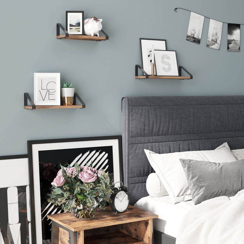 Songmics VASAGLE Industrie-Look Wandregale 3er Set Tägliche Deals