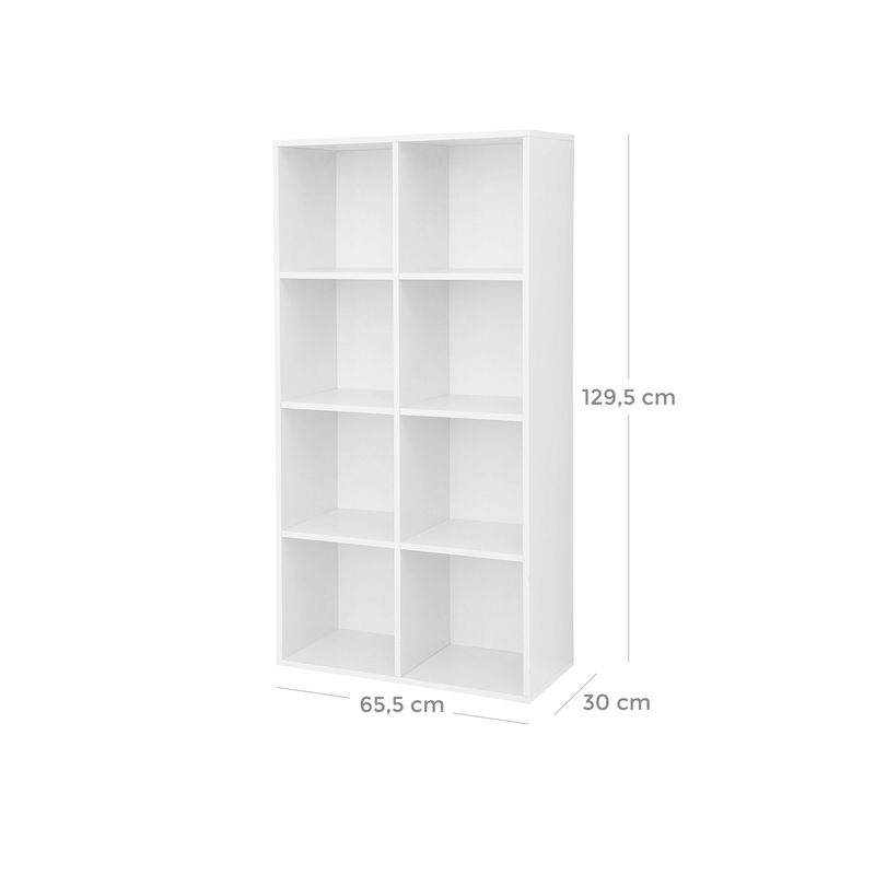 Songmics VASAGLE Regal aus Holz mit 8 Fächern Neueste Stile