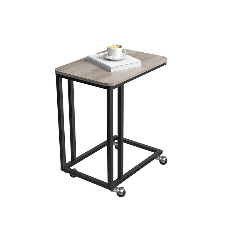 Songmics VASAGLE Beistelltisch mit Rollen C-Form Industrie-Design Speichern exportieren