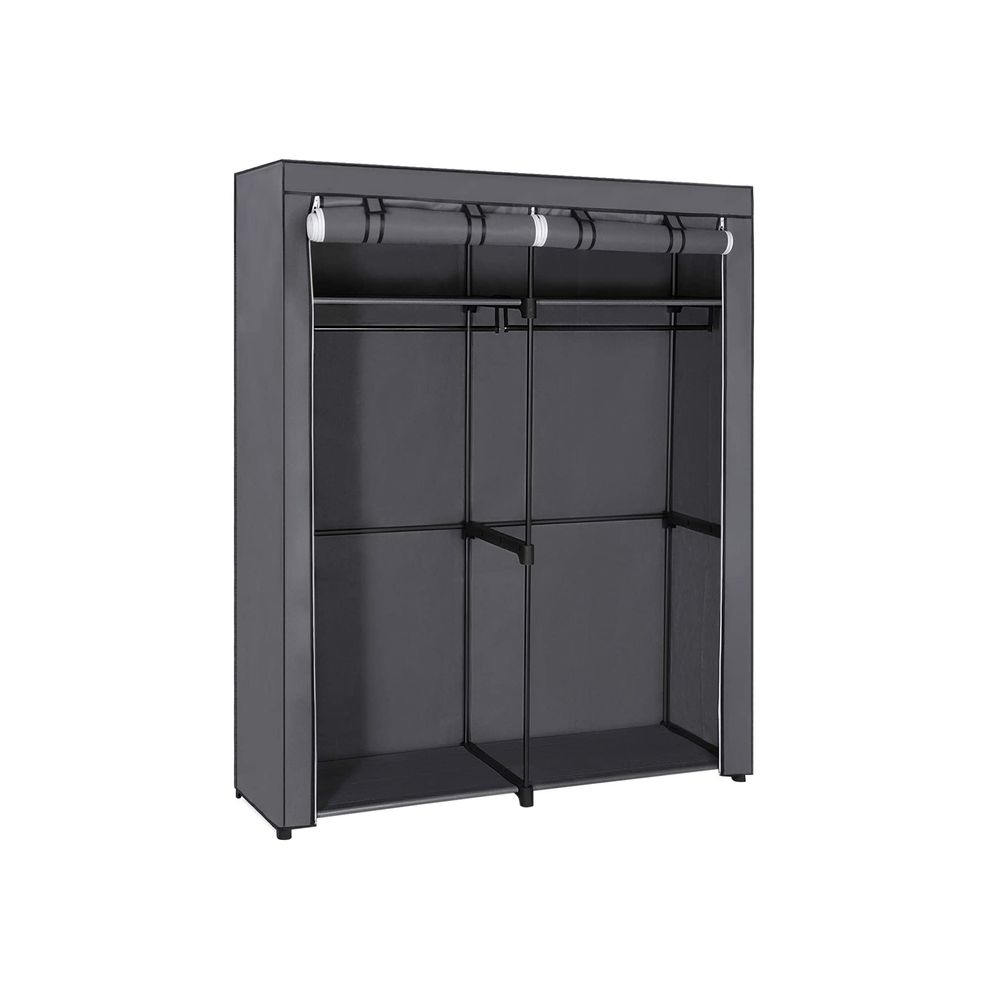 Songmics SONGMICS Kleiderschrank mit 2 Kleiderstangen faltbar