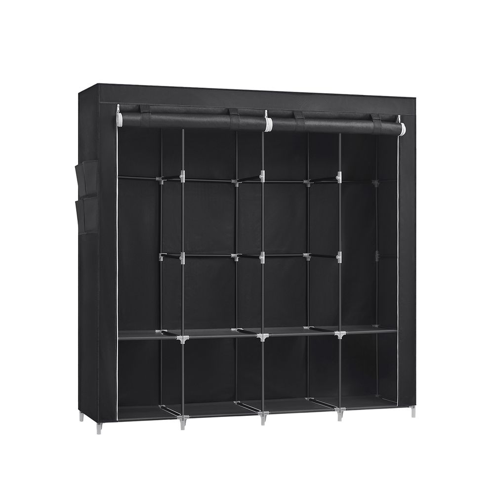 Songmics SONGMICS Stoffschrank mit 4 Hängefächern und 4 Seitentaschen