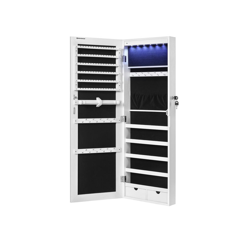 Songmics SONGMICS Schmuckschrank hängend ohne Rahmen