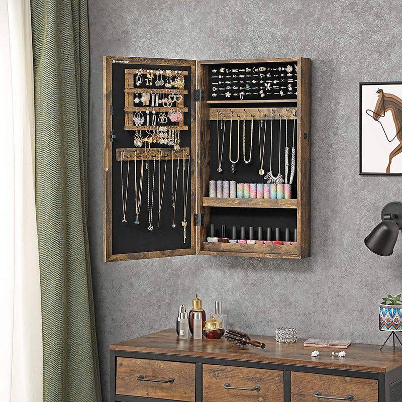 Songmics SONGMICS Hängender Schmuckschrank Vintagebraun Exklusivangebot
