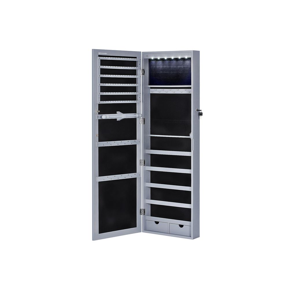 Songmics SONGMICS Abschließbarer Schmuckschrank zur Wandmontage