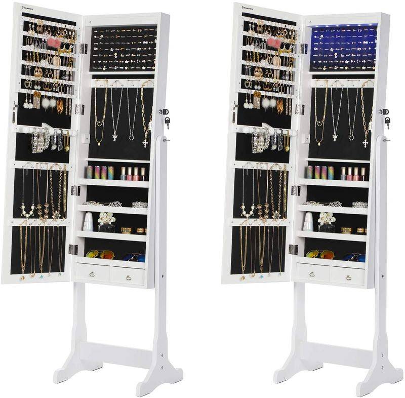 Songmics SONGMICS Traumhafter Schmuckschrank mit LED Weihnachtsangebot