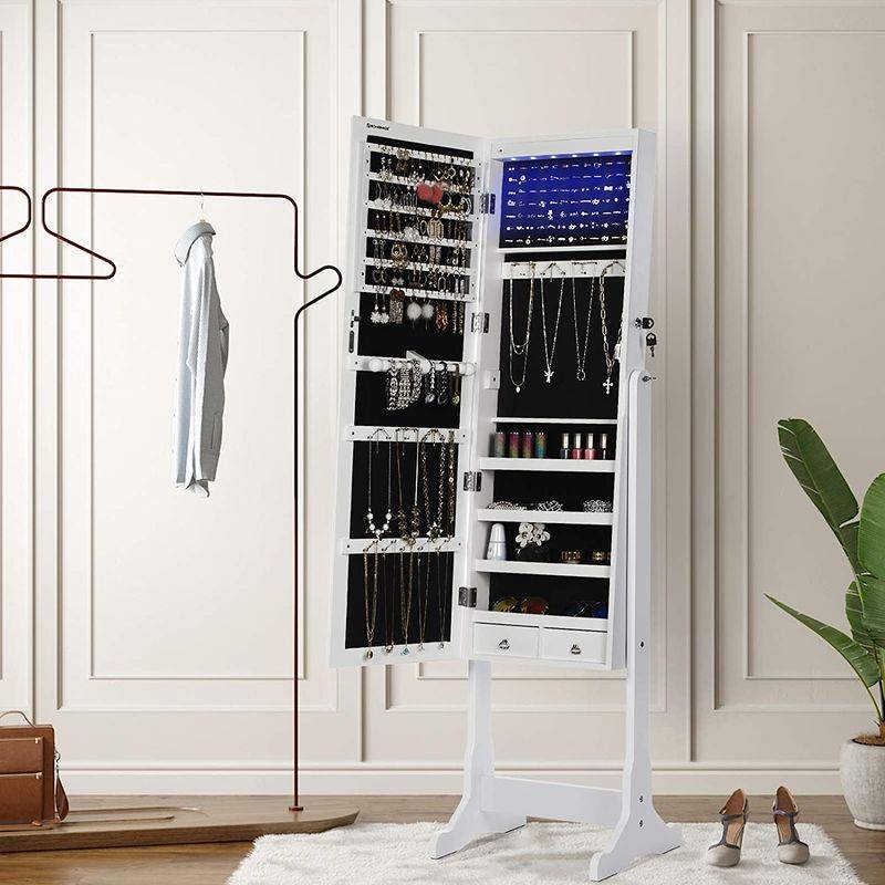 Songmics SONGMICS Traumhafter Schmuckschrank mit LED Weihnachtsangebot