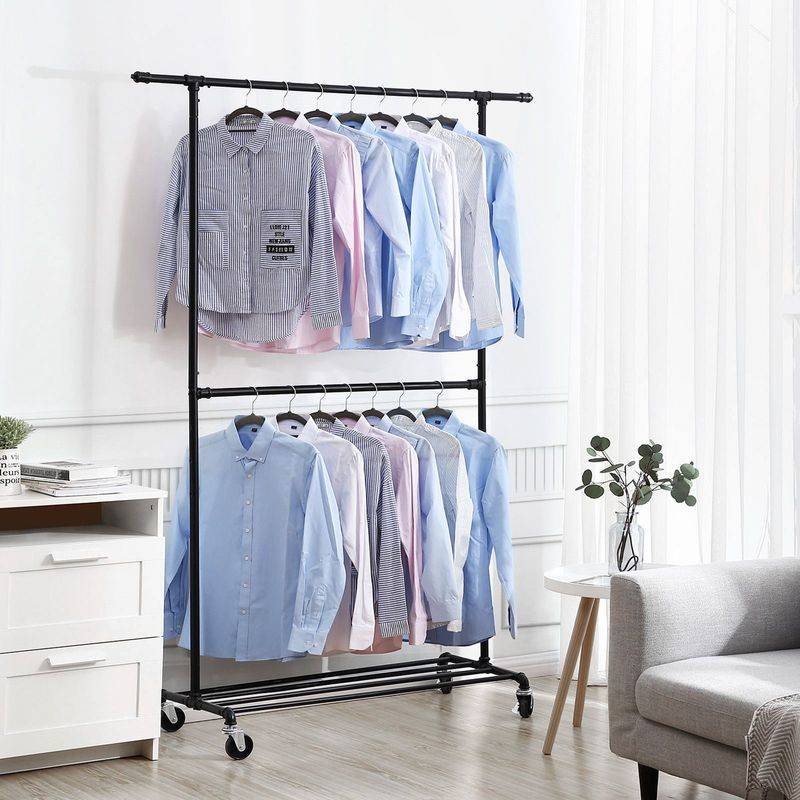 Songmics SONGMICS Kleiderstange aus Metall Schwarz Neueste Mode