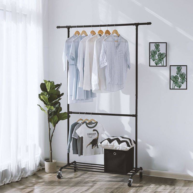 Songmics SONGMICS Kleiderstange aus Metall Schwarz Neueste Mode
