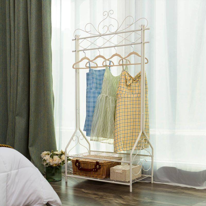 Songmics SONGMICS Vintage Kleiderständer mit Schuhablage Online Outlet