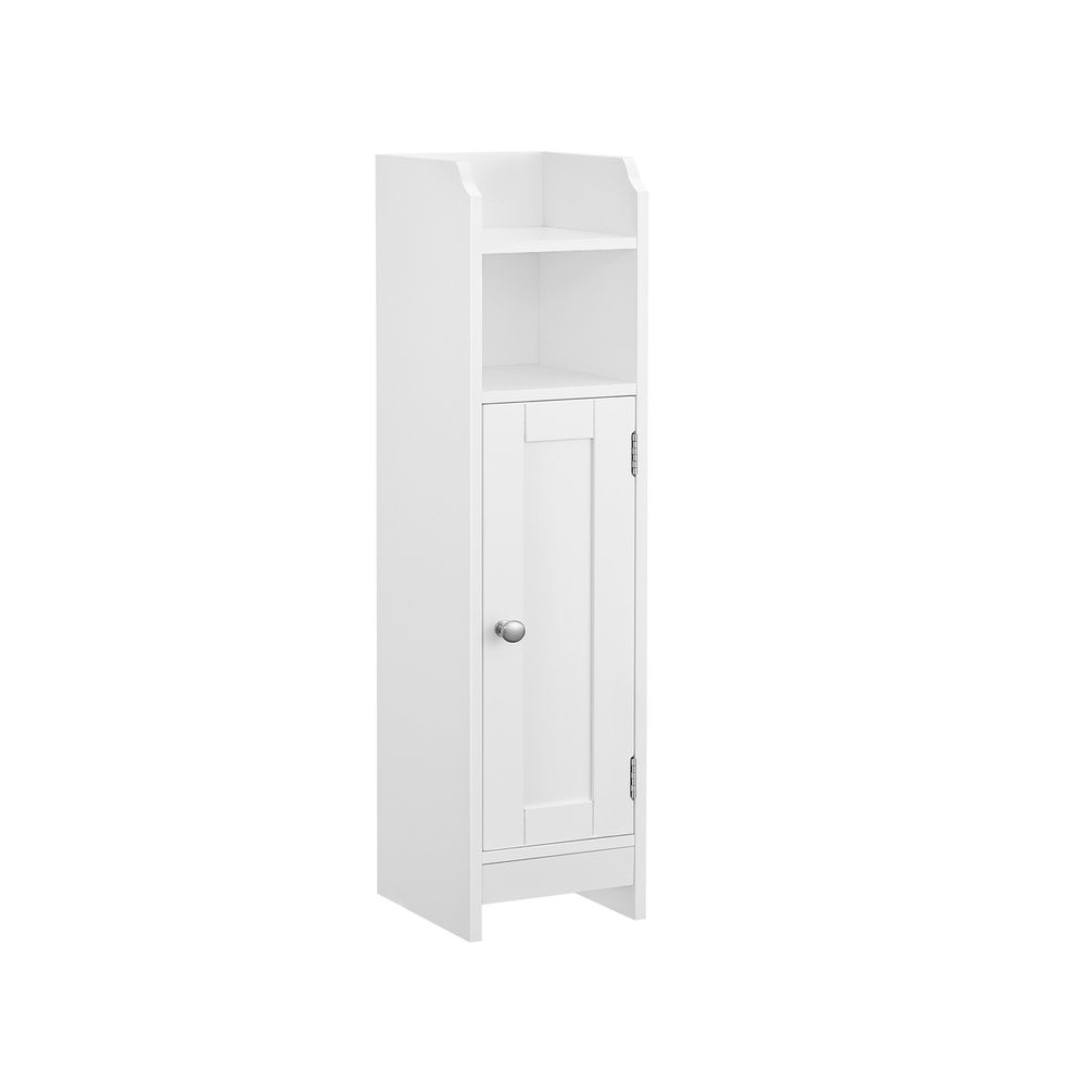 Songmics VASAGLE Toilettenschrank schmal mit verstellbaren Ablagen