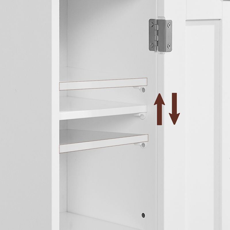 Songmics VASAGLE Toilettenschrank schmal mit verstellbaren Ablagen Nur für heute