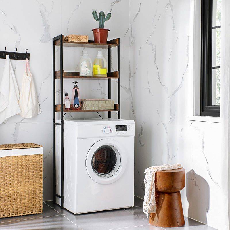 Songmics VASAGLE Toilettenregal mit 3 offenen Ablagen Sonderangebot der Fabrik
