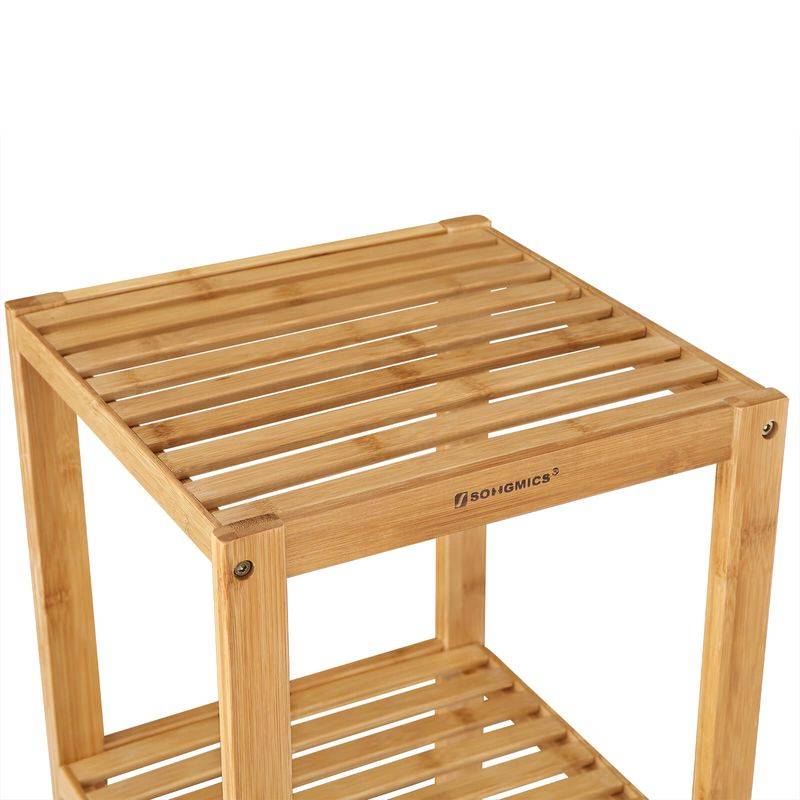 Songmics SONGMICS Bambus 5 Ablagen 33 x 33 x 146 cm schmal Riesige Rabatte