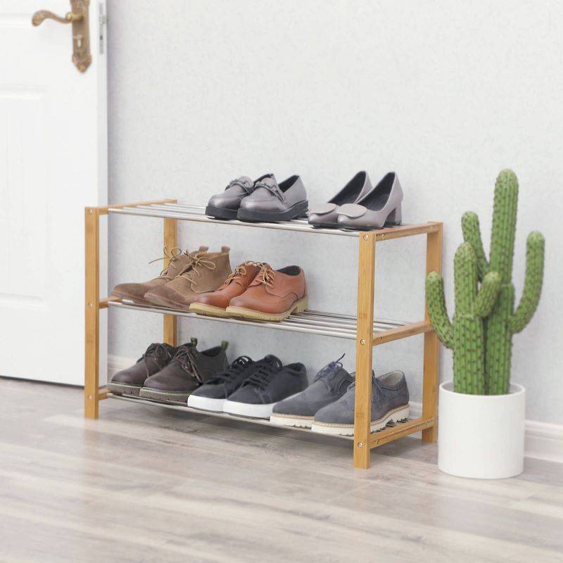 Songmics SONGMICS Schuhregal mit 3 Ebenen 50% Rabatt mit kostenlosem Versand