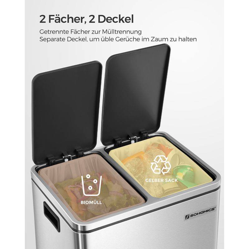 Songmics SONGMICS Mülleimer für die Küche Hotsell