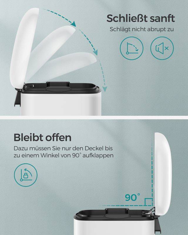 Songmics SONGMICS Mülleimer mit Softclose-Funktion Schlussverkauf