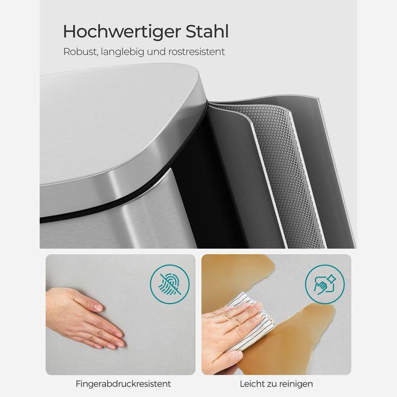 Songmics SONGMICS Mülleimer mit Softclose-Funktion Günstiger Verkauf