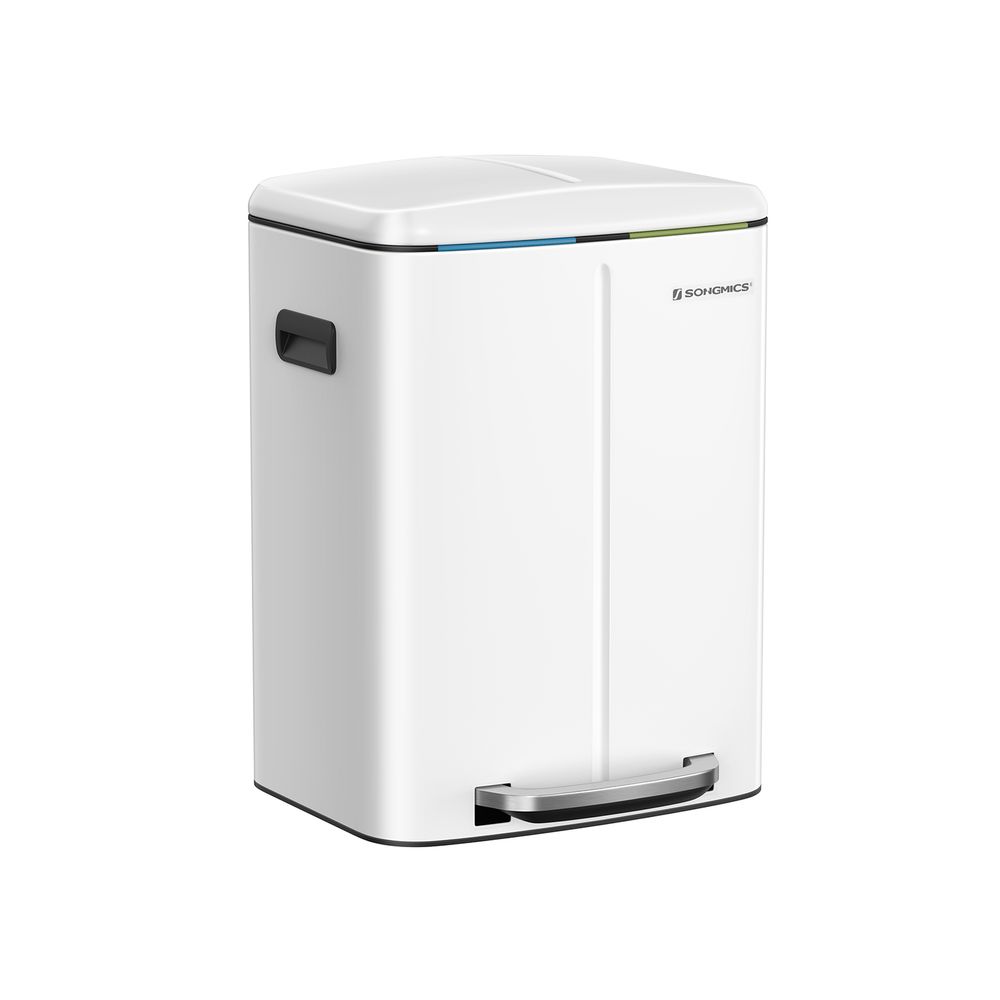 Songmics SONGMICS 40 L Mülleimer mit 2 Fächern
