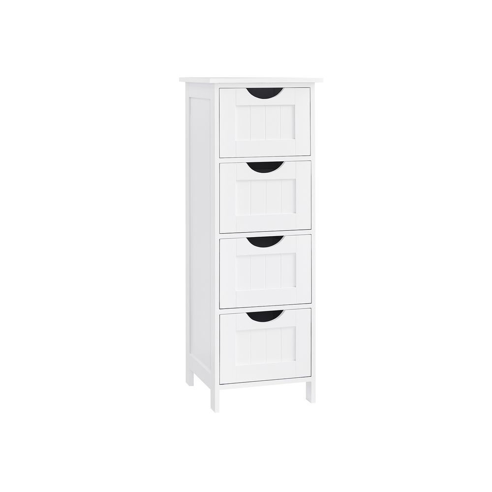 Songmics VASAGLE Badezimmerschrank mit 4 Schubladen