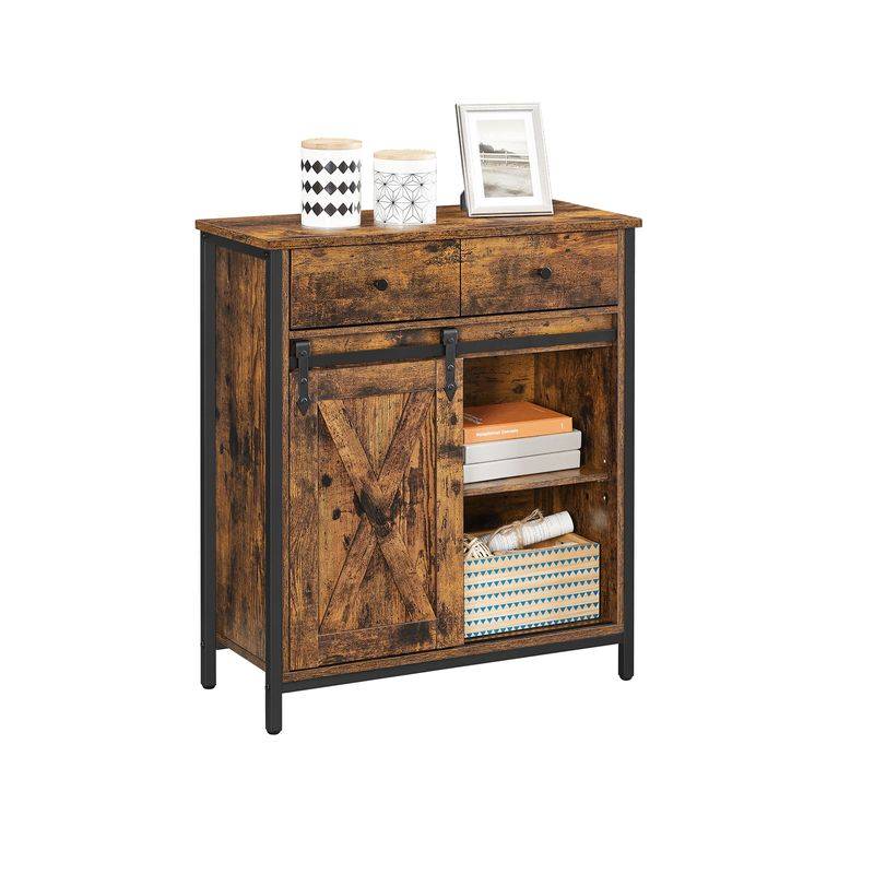 Songmics VASAGLE Beistellschrank mit Schublade Industriestil Flash Sale