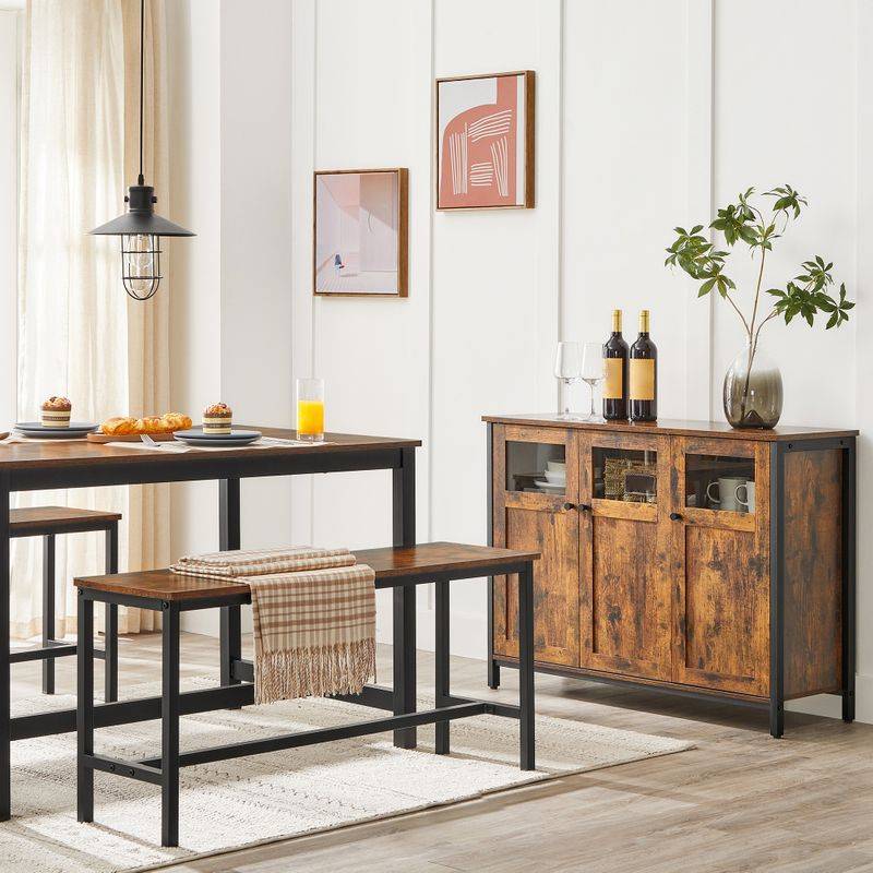 Songmics VASAGLE Sideboard vintagebraun-schwarz Online Shopping