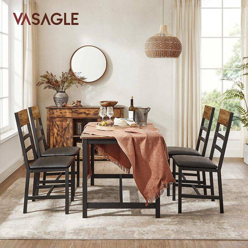 Songmics VASAGLE 2er Set Esszimmerstühle gepolstert Top Angebot