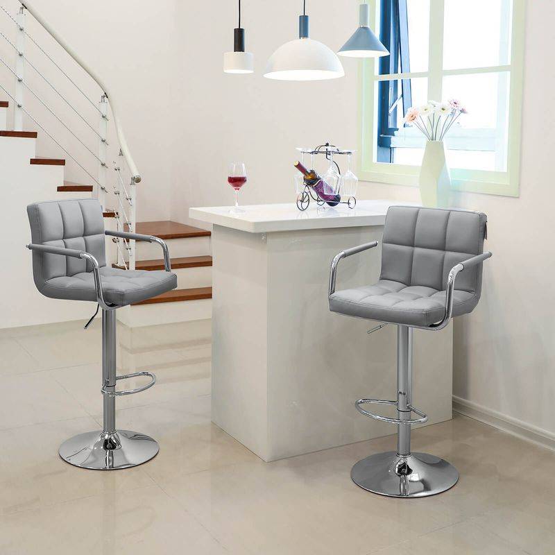 Songmics SONGMICS 2er-Set Barhocker mit Armlehnen Letzte 3 Tage