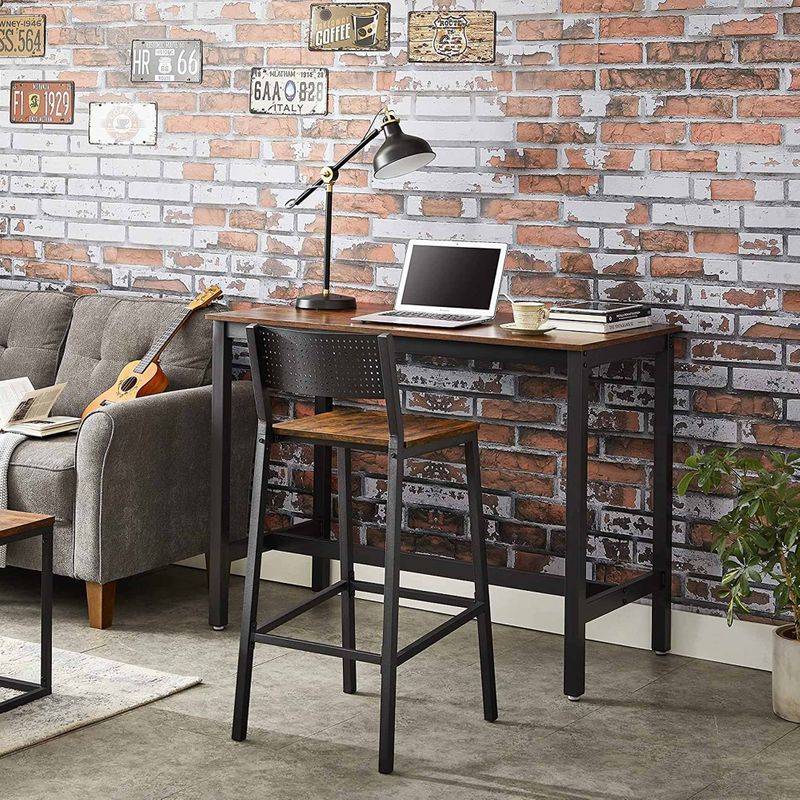 Songmics VASAGLE Industrie-Design Barhocker 2er Set Letzte 2 Tage
