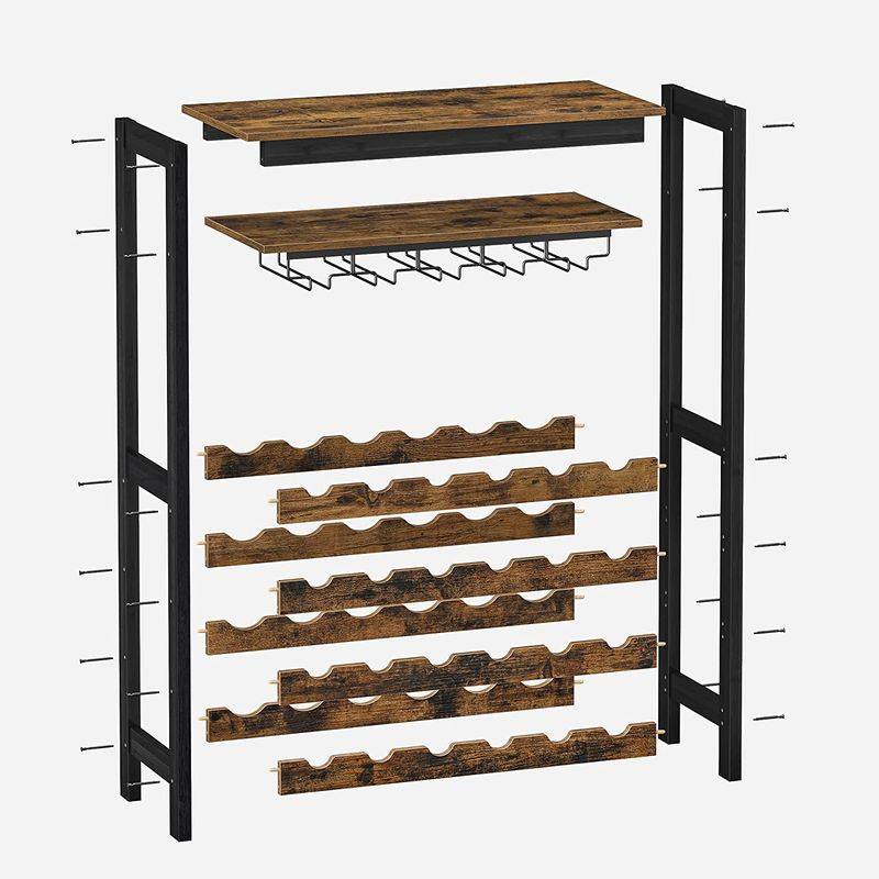 Songmics SONGMICS Freistehendes Weinregal für 24 Weinflaschen Sonderangebot der Fabrik