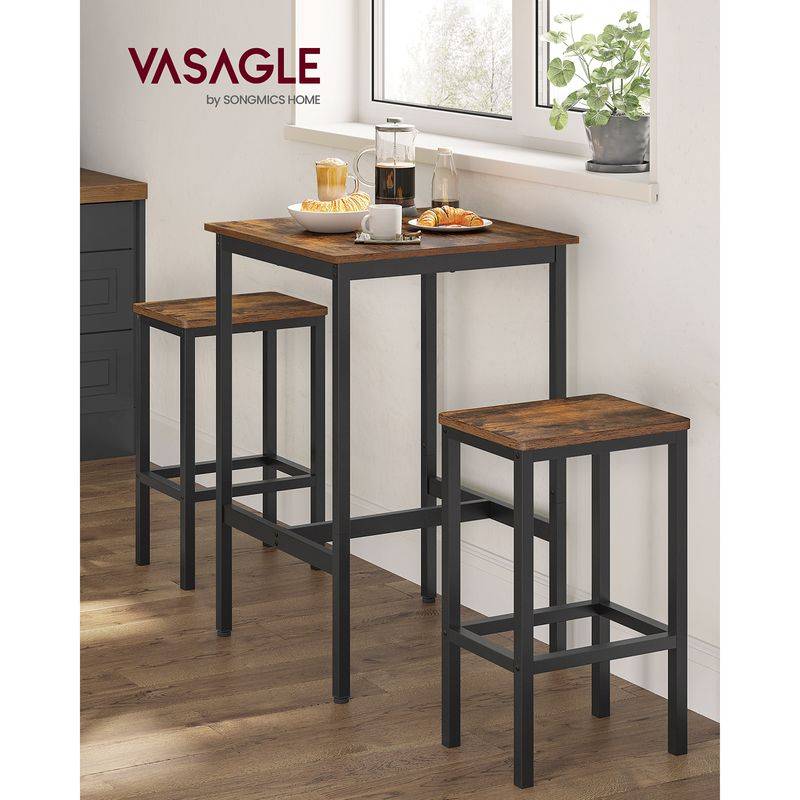 Songmics VASAGLE Esstisch mit 2 Stühlen Black Friday Preise