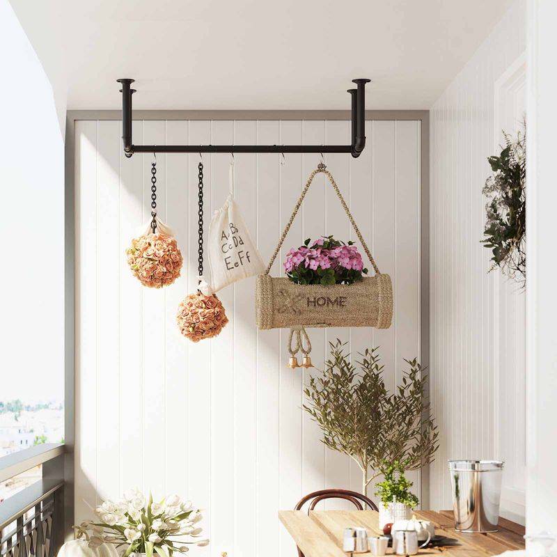 Songmics SONGMICS Kleiderstange für die Wand im Industrie-Design im Angebot