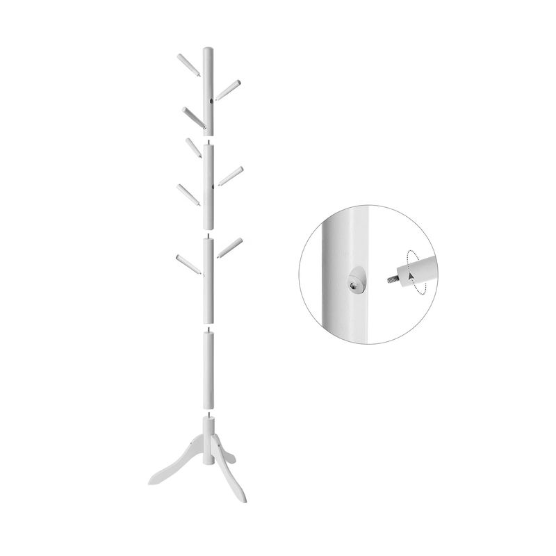 Songmics VASAGLE Garderobenständer weiß Flash Sale