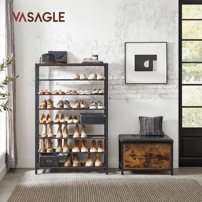 Songmics VASAGLE Schuhregal mit 7 Gitterablagen Cyber Monday