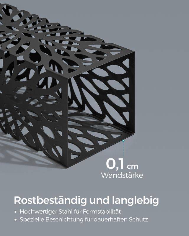 Songmics SONGMICS Regenschirmständer aus Metall 4 Haken schwarz Zeitlich begrenztes Angebot
