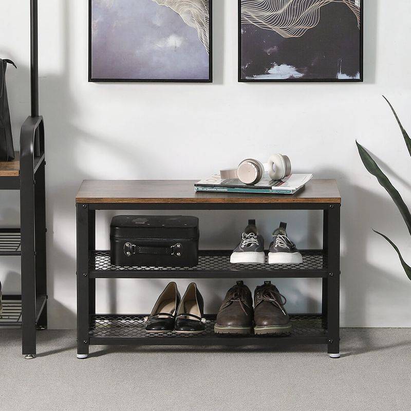 Songmics VASAGLE Schuregal mit Sitzfläche Blitzangebot