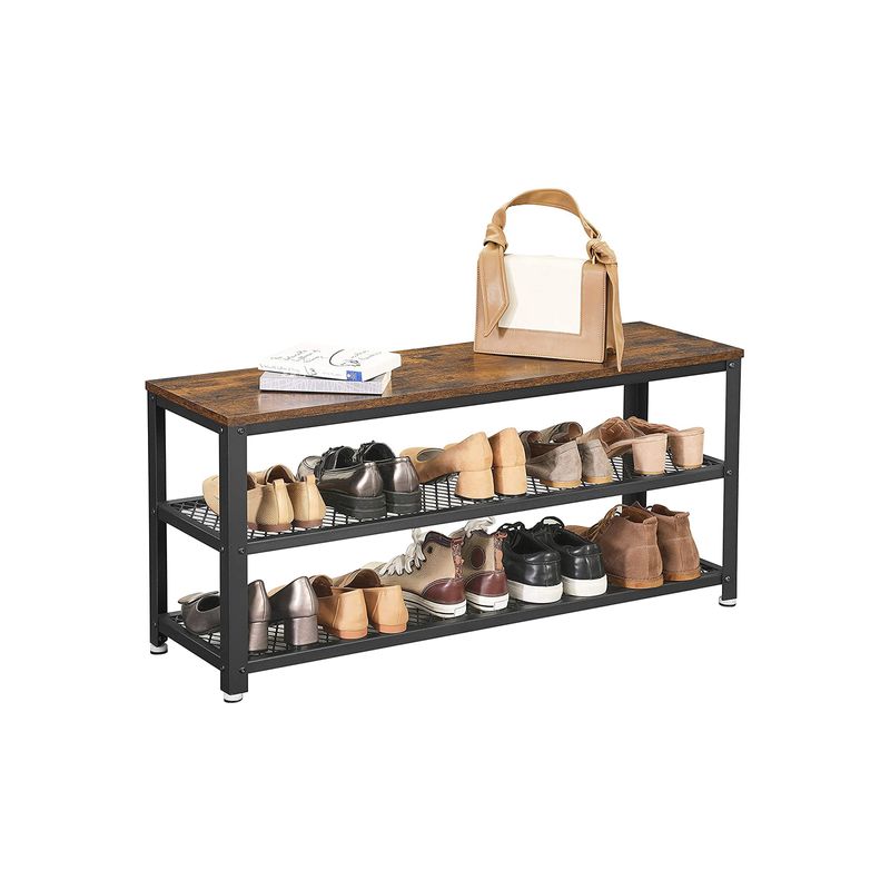 Songmics VASAGLE Schuhregal mit 2 Ablagen VIP-Rabatte