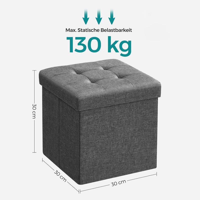 Songmics SONGMICS 30 cm Sitzbank mit Stauraum klappbar Tiefpreis