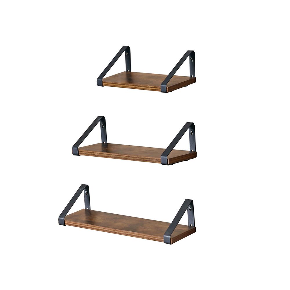 Songmics VASAGLE Industrie-Look Wandregale 3er Set