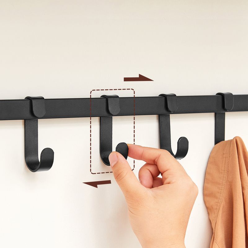 Songmics VASAGLE Wandgarderobe mit Ablage und 5 abnehmbaren Haken 50% Rabatt mit kostenlosem Versand