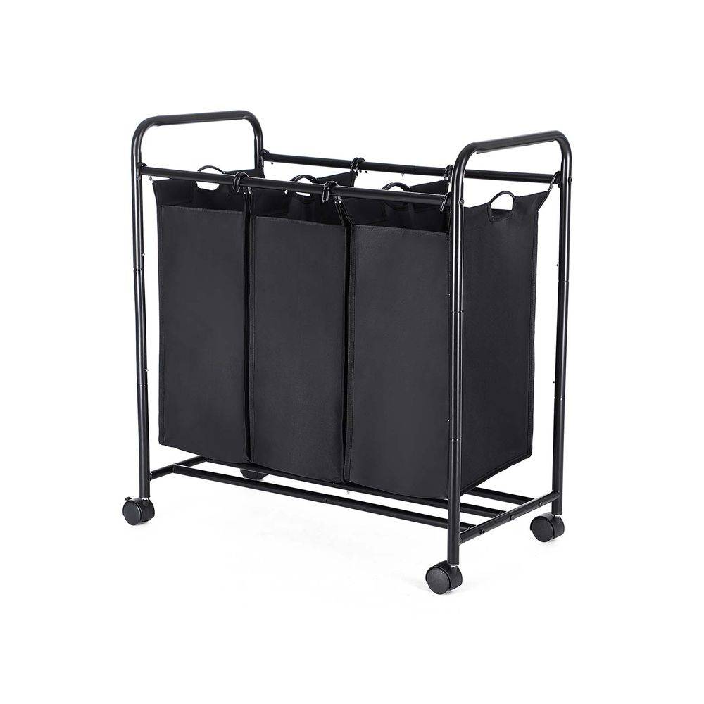 Songmics SONGMICS Wäschesammler mit 3 abnehmbaren Stofftaschen
