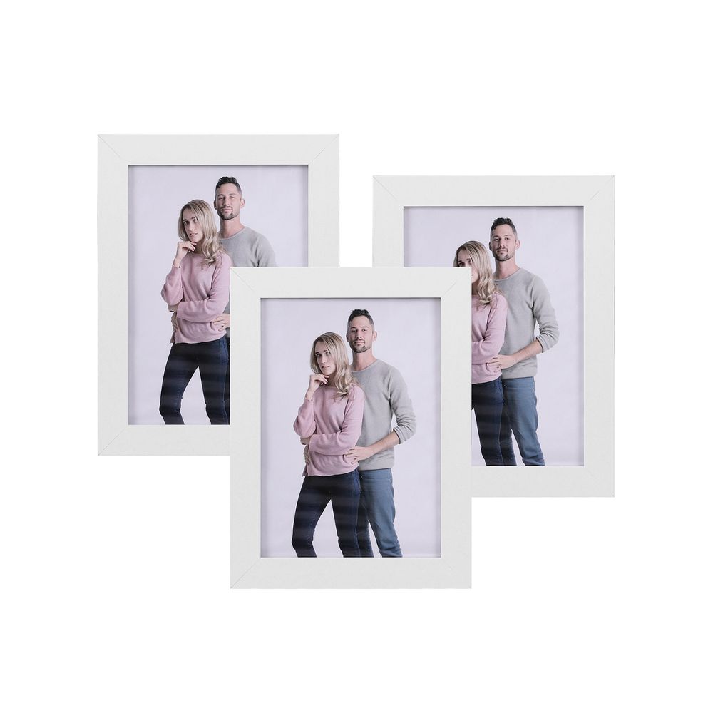 Songmics SONGMICS Fotorahmen-Set mit Glasscheibe, 3er-Set
