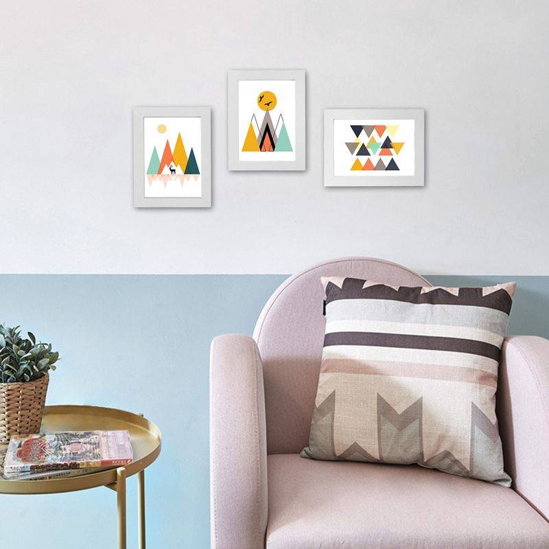 Songmics SONGMICS Fotorahmen-Set mit Glasscheibe, 3er-Set Super Sparpreis